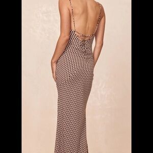 Monday Swimwear Backless Dress in Black and White